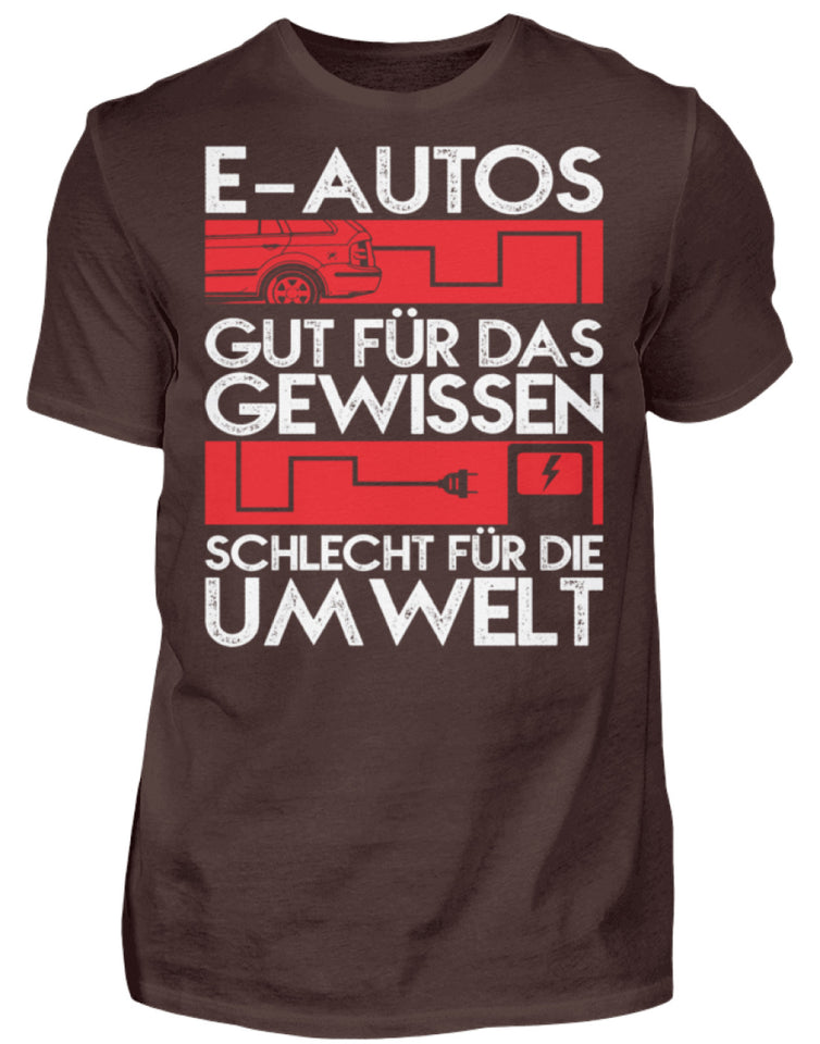 E-Autos schlecht für die Umwelt - Herren Shirt - Autoholiker