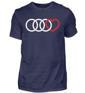 Audi Heart - Herren Shirt - Autoholiker