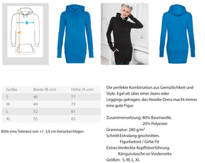 Zieht das Auto keine Spuren - Damen Hoodie-Kleid - Autoholiker