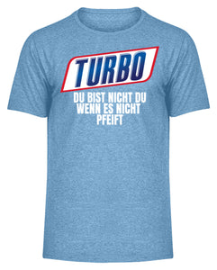 Turbo du bist nicht du - Herren Melange Shirt - Autoholiker