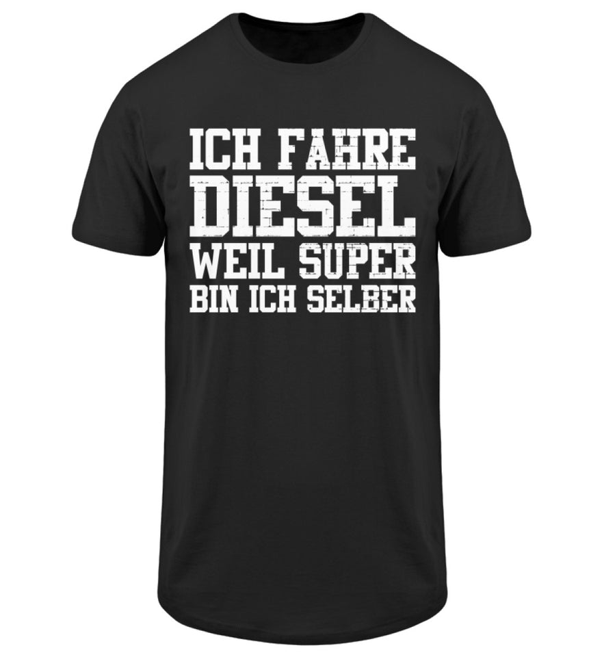 Ich fahre Diesel weil Super bin ich  - Herren Long Tee - Autoholiker