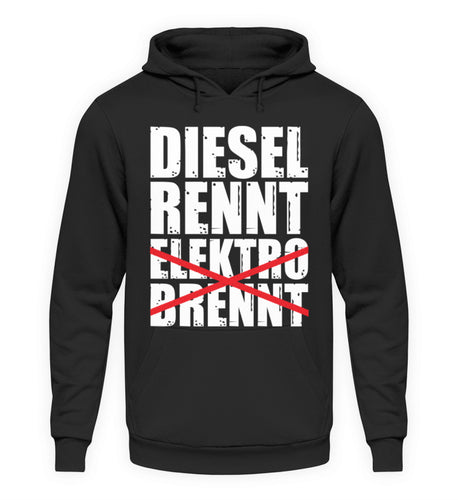 Diesel rennt Elektro brennt - Unisex Hoodie - Autoholiker