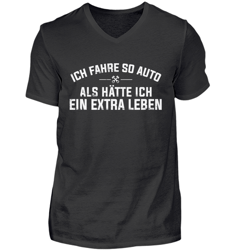 Ich fahre so Auto - Herren V-Neck Shirt - Autoholiker