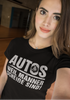 Autos weil Männer scheiße sind! - Damenshirt - Autoholiker