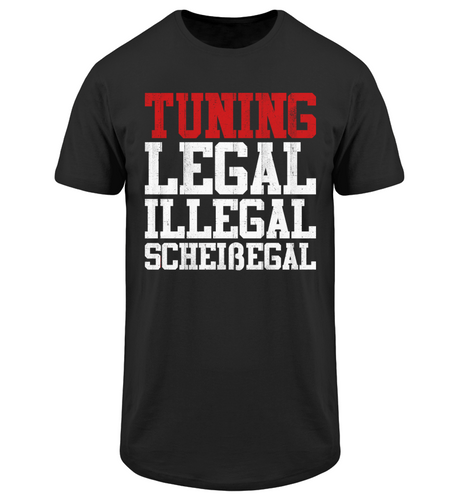 Tuning Legal Illegal Scheißegal  - Herren Long Tee - Autoholiker