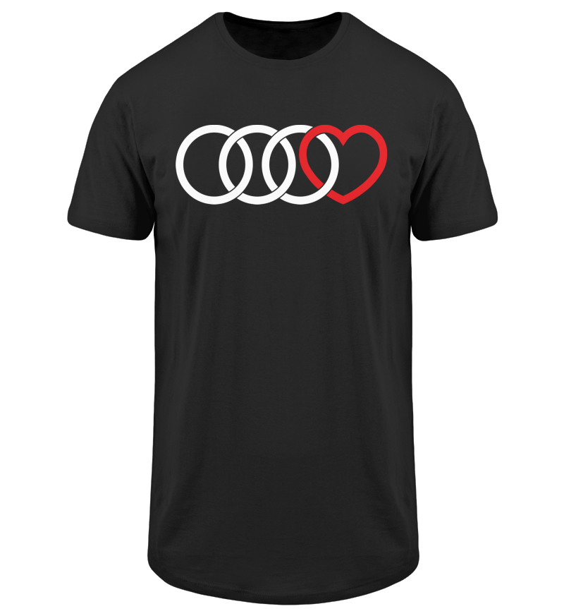 Audi Heart - Herren Long Tee - Autoholiker