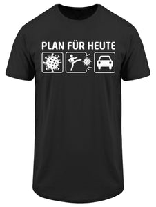 Plan für Heute Corona Auto - Herren Long Tee - Autoholiker