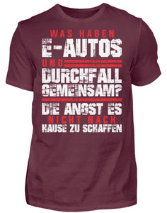 Was haben E-Autos und Durchfall gemeinsam - Herren Shirt - Autoholiker