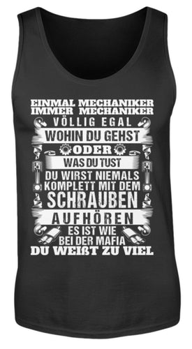 Einmal Mechaniker immer Mechaniker - Herren Tanktop - Autoholiker