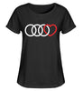 Audi Heart - Damen RollUp Shirt - Autoholiker
