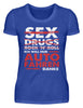 Sex Drugs RocknRoll ich will nur Auto fahren danke - Damenshirt - Autoholiker