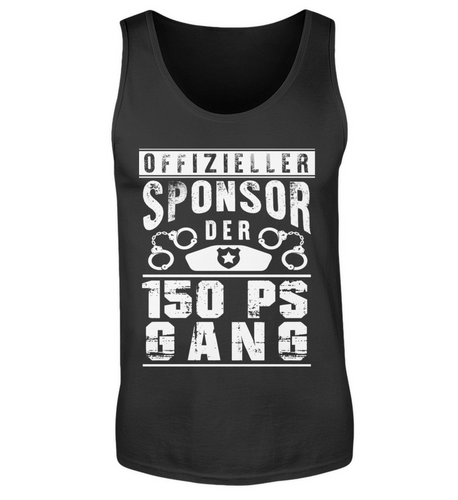 Offizieller Sponsor der 150 PS Gang - Herren Tanktop - Autoholiker