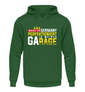 Made in Germany in meiner Garage - Unisex Hoodie - Autoholiker