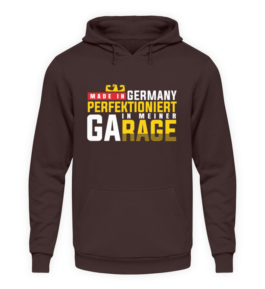 Made in Germany in meiner Garage - Unisex Hoodie - Autoholiker