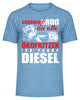 Schönen Gruß an alle Ökofritzen Diesel - Herren Melange Shirt - Autoholiker