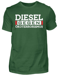 Diesel gegen Ökoterrorismus - Herren Shirt - Autoholiker