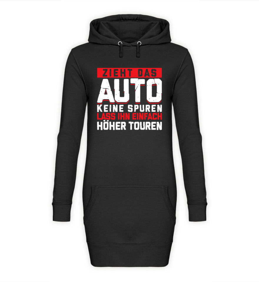 Zieht das Auto keine Spuren - Damen Hoodie-Kleid - Autoholiker