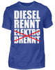 Diesel rennt Elektro brennt - Herren Shirt - Autoholiker