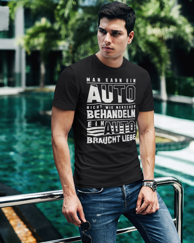 Ein Auto braucht liebe - Herren Shirt - Autoholiker