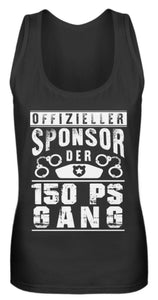 Offizieller Sponsor der 150 PS Gang - Frauen Tanktop - Autoholiker