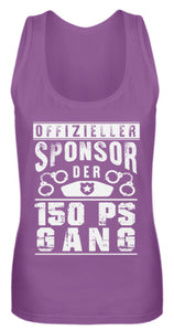 Offizieller Sponsor der 150 PS Gang - Frauen Tanktop - Autoholiker