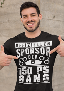 Offizieller Sponsor der 150 PS Gang - Herren Shirt - Autoholiker