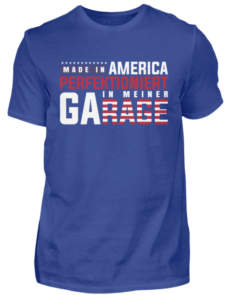 Made in America in meiner Garage  - Herren Shirt - Autoholiker