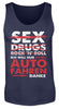 Sex Drugs RocknRoll ich will nur Auto fahren danke - Herren Tanktop - Autoholiker