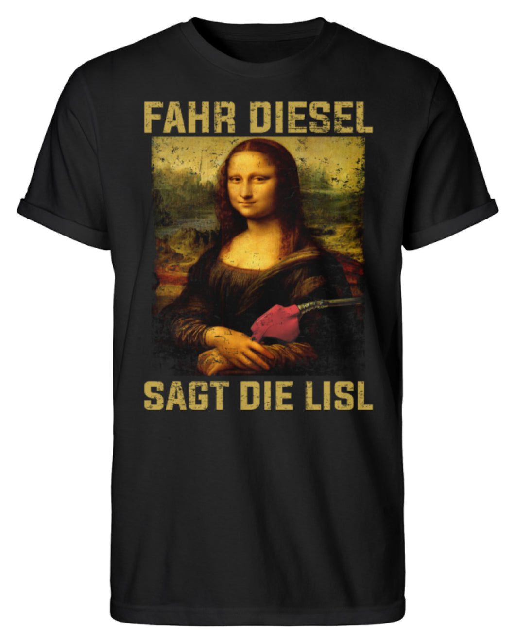 Fahr Diesel sagt die Lisl - Herren RollUp Shirt - Autoholiker