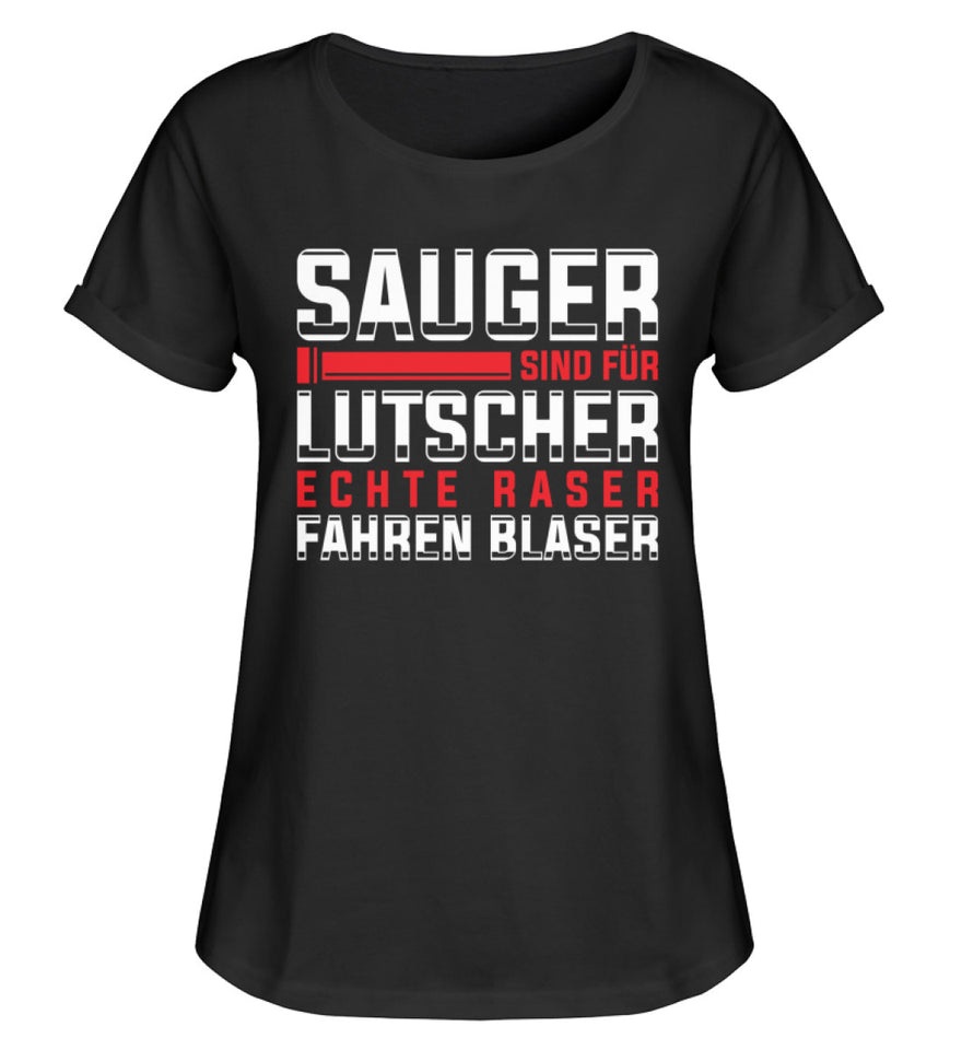 Echte Raser fahren Blaser - Damen RollUp Shirt - Autoholiker