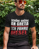 Schöne Grüße an Greta ich fahre Diesel - Herren Shirt - Autoholiker