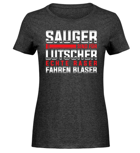 Echte Raser fahren Blaser - Damen Melange Shirt - Autoholiker