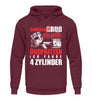 Schönen Gruß an alle Ökofritzen ich fahre 4 Zylinder - Unisex Hoodie - Autoholiker