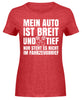 Mein Auto ist Breit und Tief - Damen Melange Shirt - Autoholiker