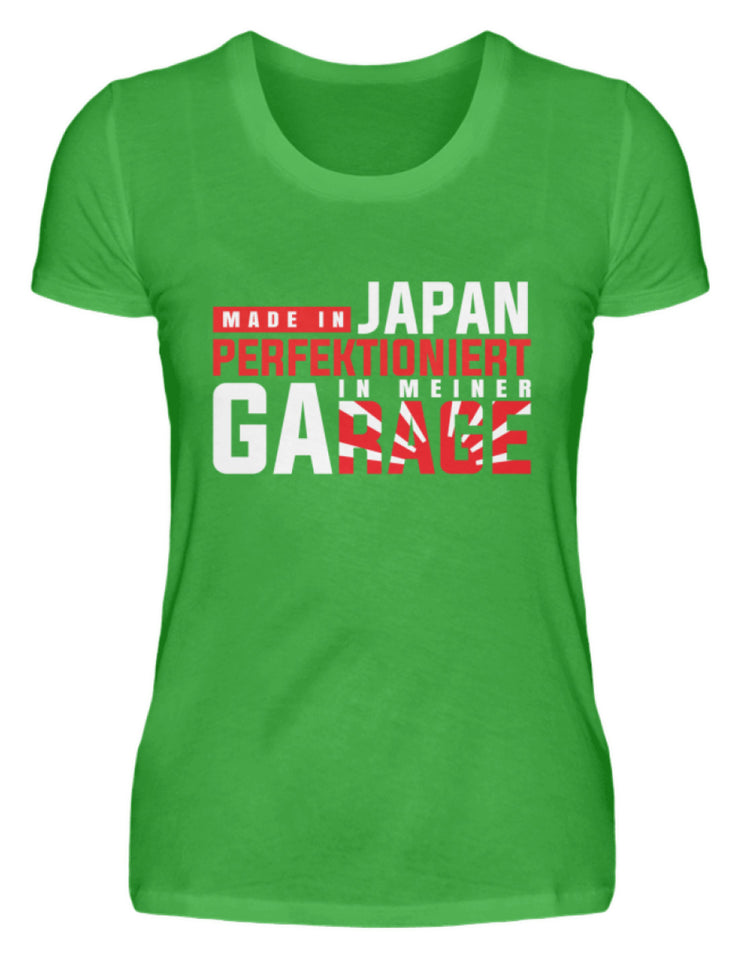 Made in Japan in meiner Garage - Damenshirt - Autoholiker