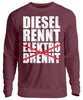 Diesel rennt Elektro brennt - Unisex Pullover - Autoholiker