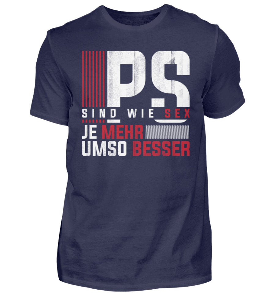 PS sind wie Sex  - Herren Shirt - Autoholiker