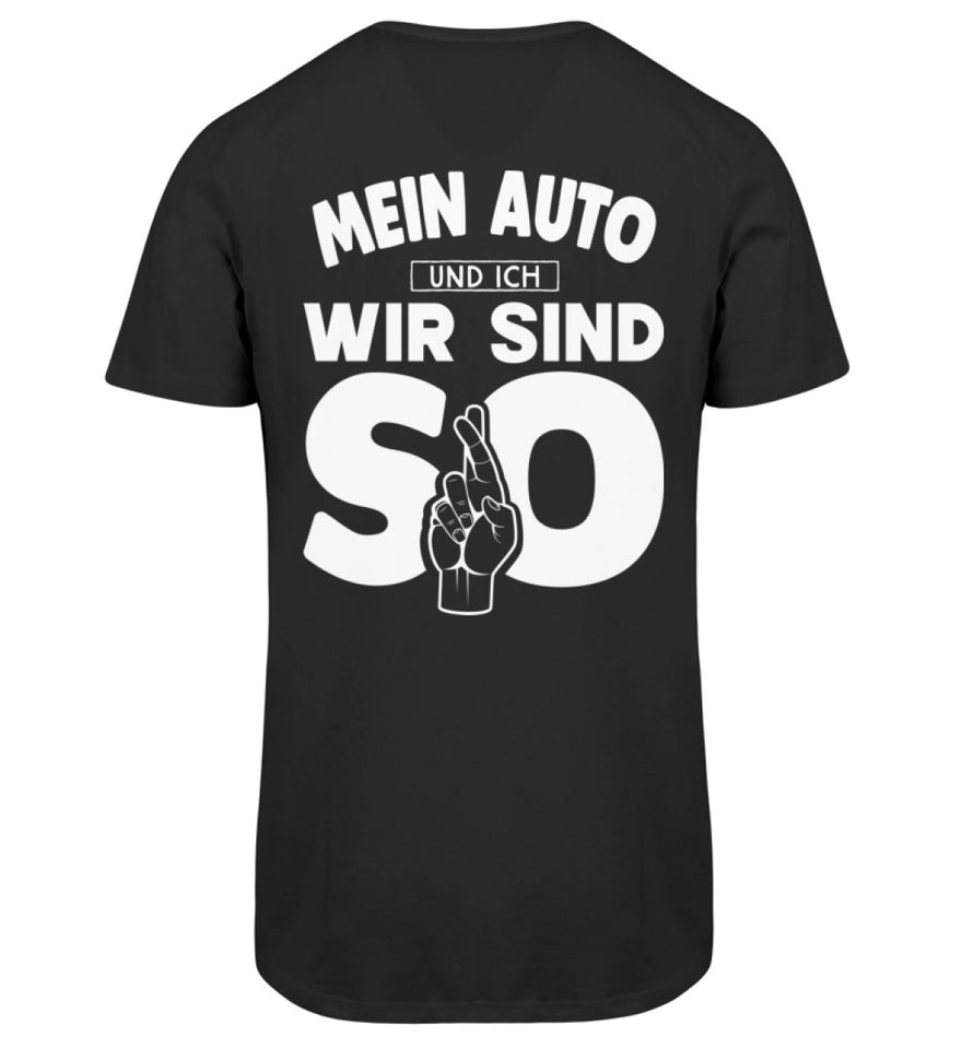 Mein Auto und ich wir sind so  - Herren Long Tee - Autoholiker