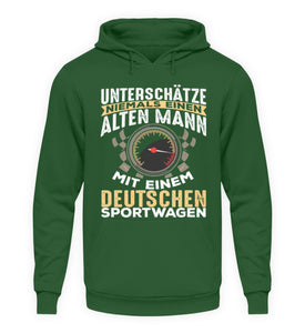 Unterschätze niemals einen alten Mann - Unisex Hoodie - Autoholiker