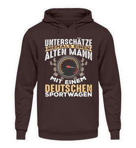 Unterschätze niemals einen alten Mann - Unisex Hoodie - Autoholiker