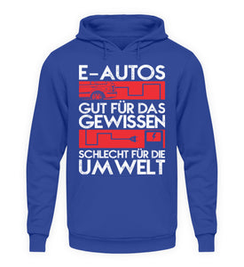 E-Autos schlecht für die Umwelt - Unisex Hoodie - Autoholiker